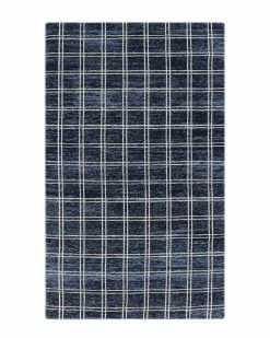 Rug Smith Blue Contemporary Rug Home Area Rugs & Runners